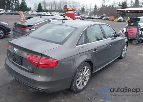 2014 Audi A4 2.0T Premium z USA, uszkodzony, nr VIN WAUFFAFL4EA084435